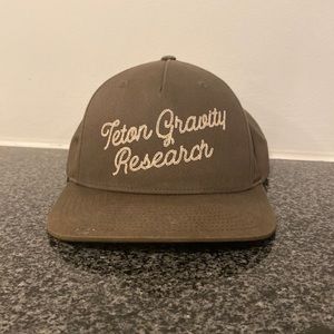 Men's Adjustable Snapback Teton Gravity Research | Army Green | Great Condition